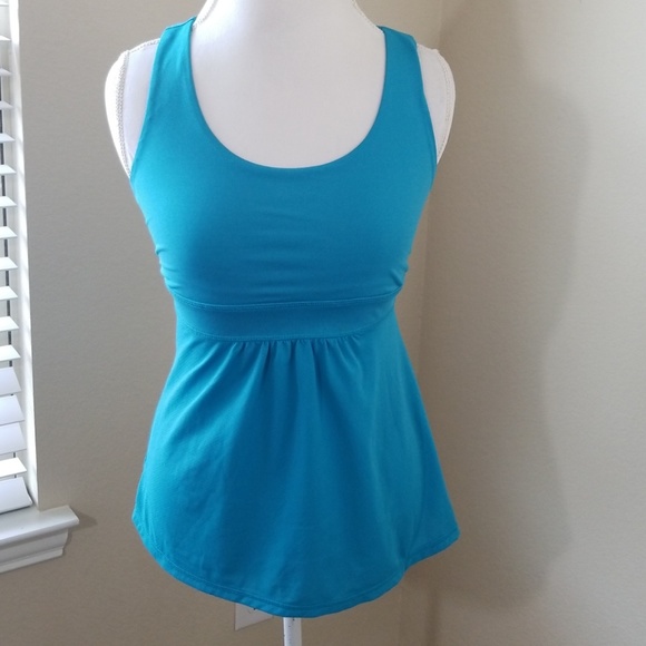 Zella blue bra top exercise racer back. Sz. medium - Picture 1 of 8